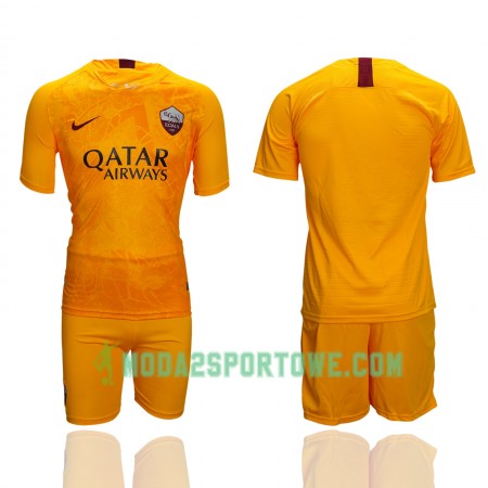 Koszulka AS Roma Dziecięcy Trzeci Stroje Piłkarskie 2018/19 Krótki Rękaw